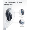 Shokz écouteurs à oreilles libres openfit air, casque bleutooth sans fil avec microphone, écouteurs avec crochet d'oreille air, 
