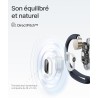 Shokz écouteurs à oreilles libres openfit air, casque bleutooth sans fil avec microphone, écouteurs avec crochet d'oreille air, 