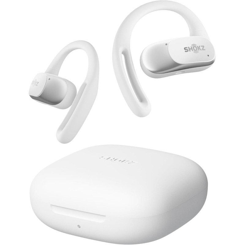 Shokz écouteurs à oreilles libres openfit air, casque bleutooth sans fil avec microphone, écouteurs avec crochet d'oreille air, 