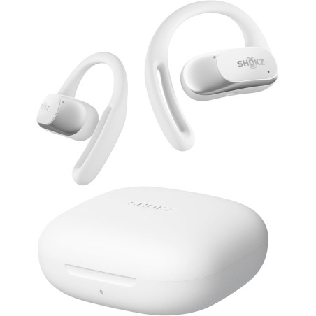 Shokz écouteurs à oreilles libres openfit air, casque bleutooth sans fil avec microphone, écouteurs avec crochet d'oreille air, 
