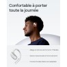 Shokz écouteurs à oreilles libres openfit air, casque bleutooth sans fil avec microphone, écouteurs avec crochet d'oreille air, 