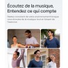 Shokz écouteurs à oreilles libres openfit air, casque bleutooth sans fil avec microphone, écouteurs avec crochet d'oreille air, 