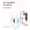 Shokz écouteurs à oreilles libres openfit air, casque bleutooth sans fil avec microphone, écouteurs avec crochet d'oreille air, 