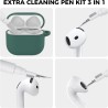 AhaStyle Coque AirPods 4 (2024) avec Kit Nettoyage Silicone Étui Protection pour AirPods 4ème Génération Anti-Rayures Housse pou