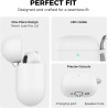 AhaStyle Coque AirPods 4 (2024) avec Kit Nettoyage Silicone Étui Protection pour AirPods 4ème Génération Anti-Rayures Housse pou