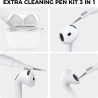 AhaStyle Coque AirPods 4 (2024) avec Kit Nettoyage Silicone Étui Protection pour AirPods 4ème Génération Anti-Rayures Housse pou