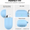 AhaStyle Coque AirPods 4 (2024) avec Kit Nettoyage Silicone Étui Protection pour AirPods 4ème Génération Anti-Rayures Housse pou