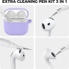 AhaStyle Coque AirPods 4 (2024) avec Kit Nettoyage Silicone Étui Protection pour AirPods 4ème Génération Anti-Rayures Housse pou