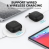 AhaStyle Coque AirPods 4 (2024) avec Kit Nettoyage Silicone Étui Protection pour AirPods 4ème Génération Anti-Rayures Housse pou