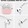 AhaStyle Coque AirPods 4 (2024) avec Kit Nettoyage Silicone Étui Protection pour AirPods 4ème Génération Anti-Rayures Housse pou