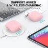 AhaStyle Coque AirPods 4 (2024) avec Kit Nettoyage Silicone Étui Protection pour AirPods 4ème Génération Anti-Rayures Housse pou