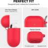 AhaStyle Coque AirPods 4 (2024) avec Kit Nettoyage Silicone Étui Protection pour AirPods 4ème Génération Anti-Rayures Housse pou