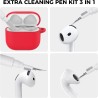 AhaStyle Coque AirPods 4 (2024) avec Kit Nettoyage Silicone Étui Protection pour AirPods 4ème Génération Anti-Rayures Housse pou