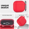 AhaStyle Coque AirPods 4 (2024) avec Kit Nettoyage Silicone Étui Protection pour AirPods 4ème Génération Anti-Rayures Housse pou