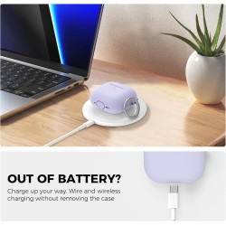 AhaStyle Coque AirPods 4 (2024) avec Kit Nettoyage Silicone Étui Protection pour AirPods 4ème Génération Anti-Rayures Housse pou
