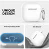 AhaStyle Coque AirPods 4 (2024) avec Kit Nettoyage Silicone Étui Protection pour AirPods 4ème Génération Anti-Rayures Housse pou