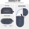 AhaStyle Coque AirPods 4 (2024) avec Kit Nettoyage Silicone Étui Protection pour AirPods 4ème Génération Anti-Rayures Housse pou