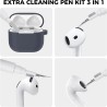 AhaStyle Coque AirPods 4 (2024) avec Kit Nettoyage Silicone Étui Protection pour AirPods 4ème Génération Anti-Rayures Housse pou