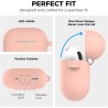 AhaStyle Coque AirPods 4 (2024) avec Kit Nettoyage Silicone Étui Protection pour AirPods 4ème Génération Anti-Rayures Housse pou