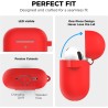 AhaStyle Coque AirPods 4 (2024) avec Kit Nettoyage Silicone Étui Protection pour AirPods 4ème Génération Anti-Rayures Housse pou