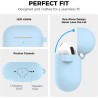 AhaStyle Coque AirPods 4 (2024) avec Kit Nettoyage Silicone Étui Protection pour AirPods 4ème Génération Anti-Rayures Housse pou