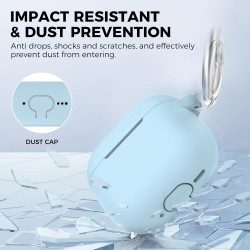 AhaStyle Coque AirPods 4 (2024) avec Kit Nettoyage Silicone Étui Protection pour AirPods 4ème Génération Anti-Rayures Housse pou