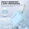 AhaStyle Coque AirPods 4 (2024) avec Kit Nettoyage Silicone Étui Protection pour AirPods 4ème Génération Anti-Rayures Housse pou
