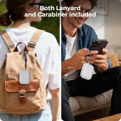 AhaStyle Coque AirPods Pro 3 (2025) avec Kit Nettoyage Silicone Étui Protection pour AirPods Pro 3ème Génération [avec Mousqueto