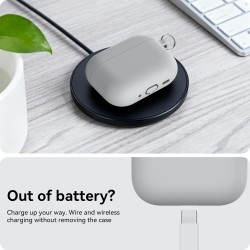 AhaStyle Coque AirPods Pro 3 (2025) avec Kit Nettoyage Silicone Étui Protection pour AirPods Pro 3ème Génération [avec Mousqueto
