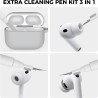 AhaStyle Coque AirPods Pro 3 (2025) avec Kit Nettoyage Silicone Étui Protection pour AirPods Pro 3ème Génération [avec Mousqueto