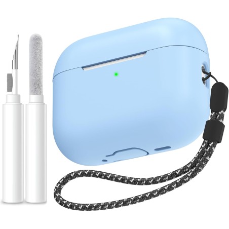 AhaStyle Coque AirPods Pro 3 (2025) avec Kit Nettoyage Silicone Étui Protection pour AirPods Pro 3ème Génération avec Sangle Ant