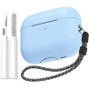 AhaStyle Coque AirPods Pro 3 (2025) avec Kit Nettoyage Silicone Étui Protection pour AirPods Pro 3ème Génération avec Sangle Ant