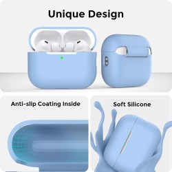 AhaStyle Coque AirPods Pro 3 (2025) avec Kit Nettoyage Silicone Étui Protection pour AirPods Pro 3ème Génération avec Sangle Ant