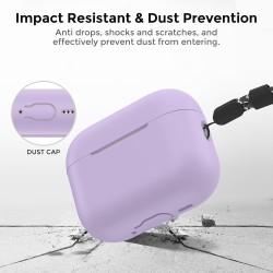 AhaStyle Coque AirPods Pro 3 (2025) avec Kit Nettoyage Silicone Étui Protection pour AirPods Pro 3ème Génération avec Sangle Ant