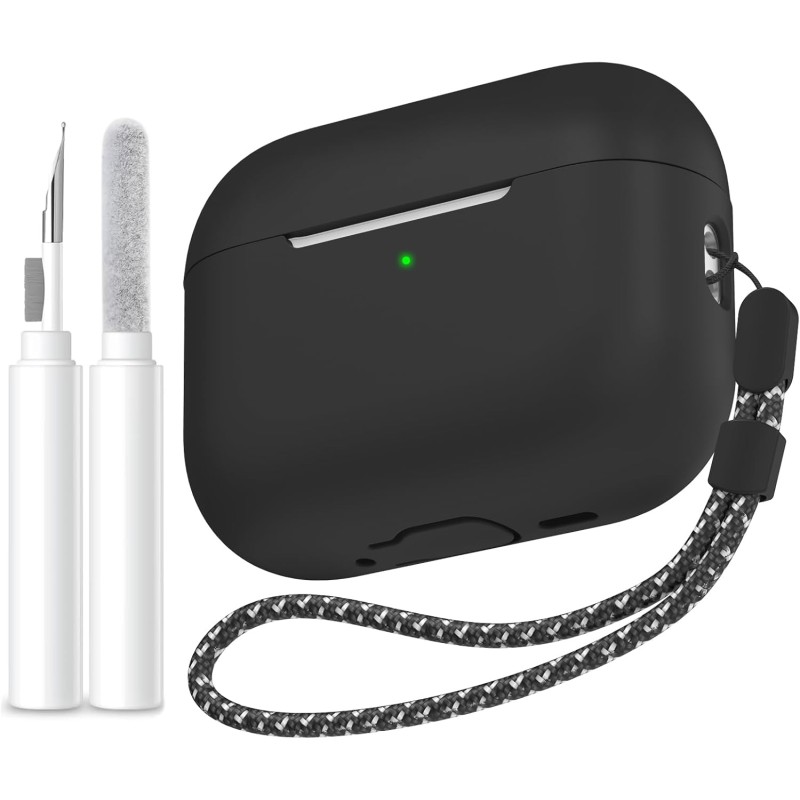 AhaStyle Coque AirPods Pro 3 (2025) avec Kit Nettoyage Silicone Étui Protection pour AirPods Pro 3ème Génération avec Sangle Ant