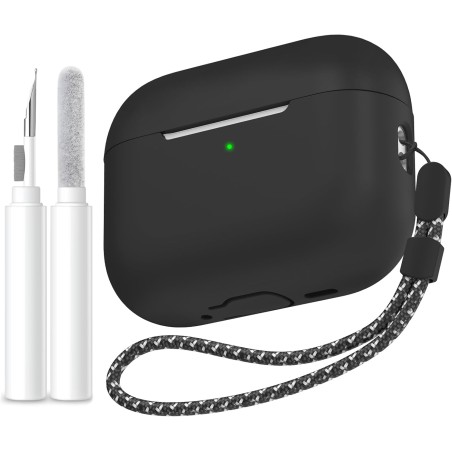 AhaStyle Coque AirPods Pro 3 (2025) avec Kit Nettoyage Silicone Étui Protection pour AirPods Pro 3ème Génération avec Sangle Ant