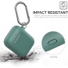AhaStyle Coque AirPods 2 & 1, Étui en Silicone Souple Protection pour AirPods Housses Antichoc Intégrales Compatible avec Apple 