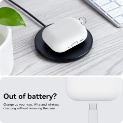 AhaStyle Coque AirPods Pro 3 (2025) avec Kit Nettoyage Silicone Étui Protection pour AirPods Pro 3ème Génération [avec Mousqueto