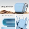 AhaStyle Coque AirPods Pro 3 (2025) avec Kit Nettoyage Silicone Étui Protection pour AirPods Pro 3ème Génération [avec Mousqueto