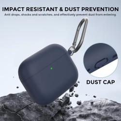 AhaStyle Coque AirPods Pro 3 (2025) avec Kit Nettoyage Silicone Étui Protection pour AirPods Pro 3ème Génération [avec Mousqueto