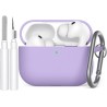 AhaStyle Coque AirPods Pro 3 (2025) avec Kit Nettoyage Silicone Étui Protection pour AirPods Pro 3ème Génération [avec Mousqueto