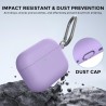 AhaStyle Coque AirPods Pro 3 (2025) avec Kit Nettoyage Silicone Étui Protection pour AirPods Pro 3ème Génération [avec Mousqueto