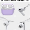 AhaStyle Coque AirPods Pro 3 (2025) avec Kit Nettoyage Silicone Étui Protection pour AirPods Pro 3ème Génération [avec Mousqueto