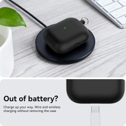 AhaStyle Coque AirPods Pro 3 (2025) avec Kit Nettoyage Silicone Étui Protection pour AirPods Pro 3ème Génération [avec Mousqueto