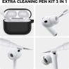 AhaStyle Coque AirPods Pro 3 (2025) avec Kit Nettoyage Silicone Étui Protection pour AirPods Pro 3ème Génération [avec Mousqueto