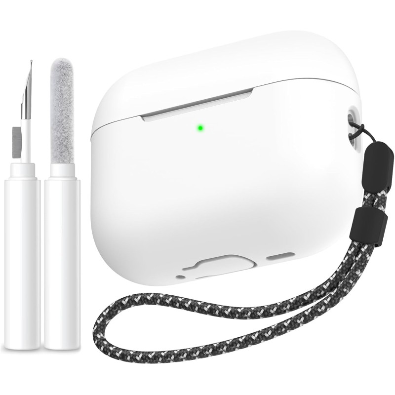 AhaStyle Coque AirPods Pro 3 (2025) avec Kit Nettoyage Silicone Étui Protection pour AirPods Pro 3ème Génération avec Sangle Ant