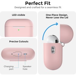 AhaStyle Coque AirPods Pro 3 (2025) avec Kit Nettoyage Silicone Étui Protection pour AirPods Pro 3ème Génération avec Sangle Ant