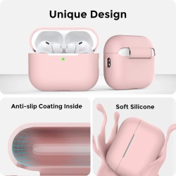 AhaStyle Coque AirPods Pro 3 (2025) avec Kit Nettoyage Silicone Étui Protection pour AirPods Pro 3ème Génération avec Sangle Ant