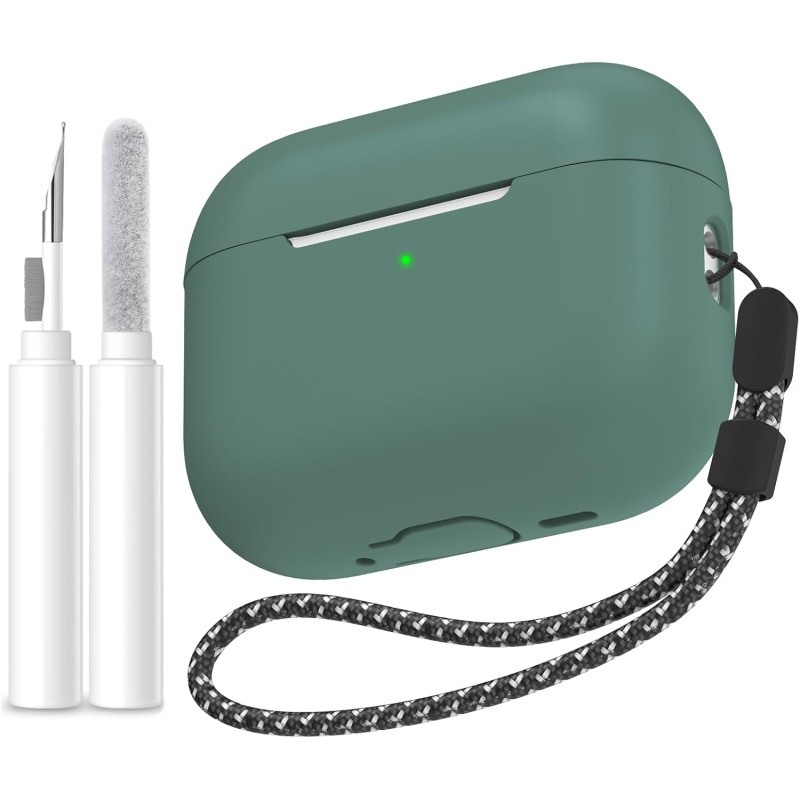 AhaStyle Coque AirPods Pro 3 (2025) avec Kit Nettoyage Silicone Étui Protection pour AirPods Pro 3ème Génération avec Sangle Ant