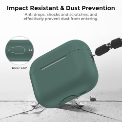 AhaStyle Coque AirPods Pro 3 (2025) avec Kit Nettoyage Silicone Étui Protection pour AirPods Pro 3ème Génération avec Sangle Ant